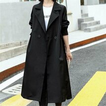 トレンチコート レディース マウンテンパーカー 春服 カジュアル ゆったり 秋コーデ 秋服 アウター A03 M_画像1