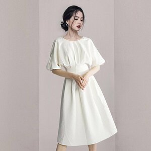  new goods fine quality short sleeves One-piece volume sleeve frill switch put on .. white size selection possible Q198