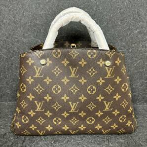 1円スタート 新品未使用 極美品 LOUIS VUITTON ルイヴィトン モンテーニュMM モノグラム ショルダー ハンドバッグ 保存袋の画像6