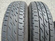 中古タイヤ☆145/80-13 145/80R13 BS NEXTRY ホンダ純正 鉄チン ブラックXゴールドパール 4J+40 100 4H 56φ NBOX Nバン Nワン等に☆_画像10