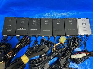 * light car remove ETC 7 piece set Panasonic antenna sectional pattern * wiring equipped * stock great number equipped *030810Y