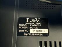 ★L＆V LV-9005S ヘッドレストモニター リモコン付★031615Y_画像3