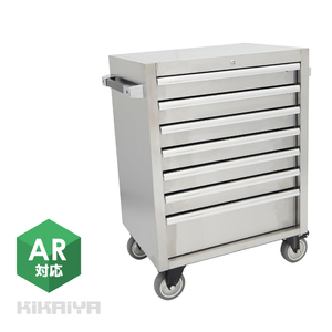  roll cabinet stainless steel cabinet 7 step tool box tool box tool cabinet SUS430 ( private person sama is stop in business office ) KIKAIYA