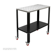 KIKAIYA 溶接テーブル キャスター付 軽量 溶接 作業台 溶接台 ウェルディング テーブル （個人様は追加送料）_画像1