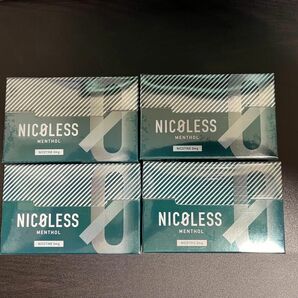 ニコレス　NICOLESS メンソール　4箱 