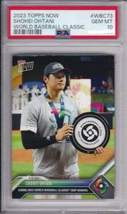 【PSA10】GEM MINT 大谷翔平 MVP 2023 Topps Now World Baseball Classic #73 SHOHEI OHTANI PSA鑑定カード WBC 日本代表 侍ジャパン 