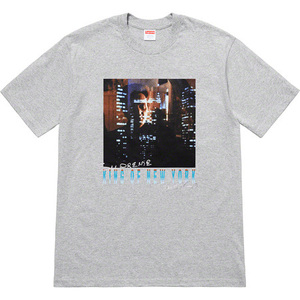 即決 supreme king of new york tee grey XL