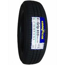 4本セット 155/65R14 2023年製造 新品サマータイヤ GOODYEAR EfficientGrip ECO EG01 送料無料 155/65/14_画像3