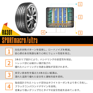 215/55R17 2023年製造 新品サマータイヤ APTANY RA301 送料無料 215/55/17の画像7