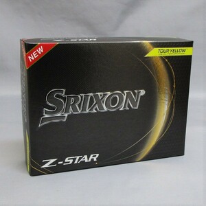 US仕様 2023年 SRIXON Z-Star イエロー 1箱 12球 1ダース ボール スリクソン ダンロップ DUNLOP 3ピース ゴルフボール Zスター