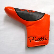 ピレッティ ブレード PR-PC0007 オレンジ パターカバー★ 2023年 Piretti ピン型 L字 小型マレット Orange プレゼントに最適_画像1