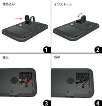 ワイヤレス充電器 5in1多機能qi充電器 Qi急速ワイヤレス充電スタンド 5W/7.5W/10W/15W出力 Apple Watch Airpods対応 充電スタンド_画像6