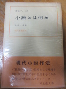 ◯「小説とは何か」E.M.フォースター 米田一彦 訳 現代小説作法 ダヴィッド社