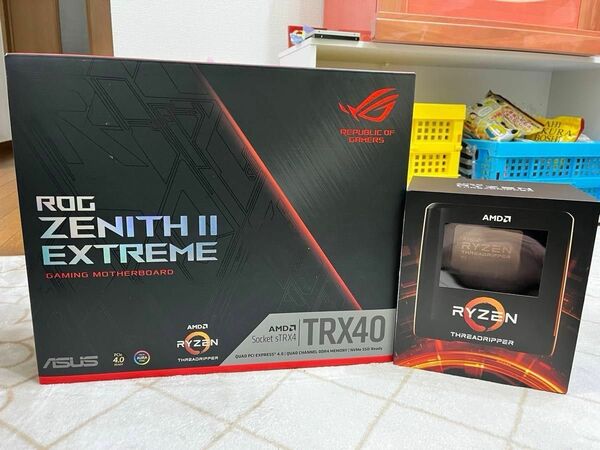 ASUS ROG Zenith ii Extreme. Ryzen Threadripper 3960x GamingCombo