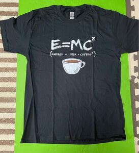 パロディ/オモシロTシャツ『E=MC2』アインシュタイン/相対性理論／質量とエネルギーの等価性 新品未着用　サイズM