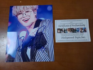 BTS JIMIN autograph attaching photograph autograph autograph 