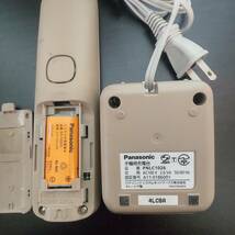 Panasonic コードレス電話機中古品 親機（VE-GD23DL）+ 子機（KX-FKD403-C） _画像6