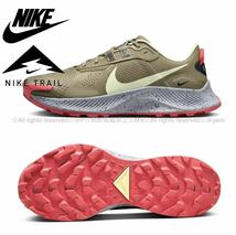 29.0 新品 NIKE ナイキ ペガサス トレイル 3 オリーブ カーキ トレラン ランニング トレッキング シューズ_画像1