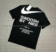 新品 ナイキ SWOOSH BY NIKE 上下セット スウッシュ ロゴ Tシャツ ジョガーパンツ セットアップ 黒 ブラック ［ 2XLサイズ ］_画像3