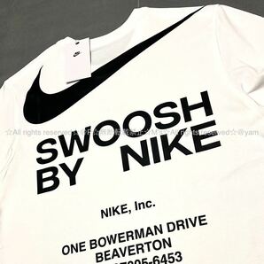 新品 ナイキ SWOOSH BY NIKE T-shirt スウッシュ ロゴ Tシャツ ブラック&ホワイト 黒 白 ［ Lサイズ ］ 2枚セットの画像5