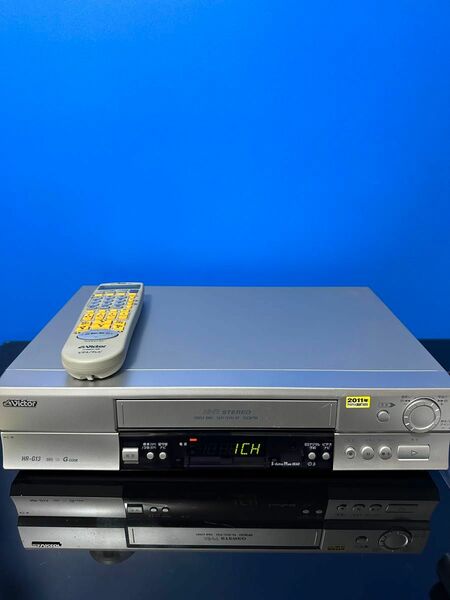 ビデオデッキ Victor HR-G13 良品 VHSリモコン付き