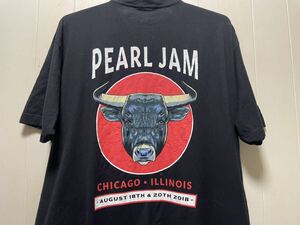 PEARL JAMパールジャム2018Tシャツ 2XL古着 バンド Tロック T