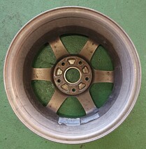 【中古】軽量アルミホイール RAYS レイズ TE37 ブロンズ 15×7 114.3 +35 （4本）_画像7