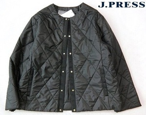 ■J.PRESS大きいサイズ13号今季タフタキルティングジャケットコート黒29,040円■