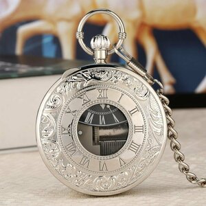  новый товар n чай k карманные часы музыкальная шкатулка Vintage Rome цифра модный простой карман кварц подарок 