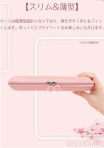 Nintendo Switch Switch Lite 対応収納バッグ ケース かわいい 桜 switch Lite収納バッグ Switch 保護ケース PU+EVA素材 【SWITCH LITE】_画像6