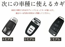 Audi 対応 キーケース アウディ キーホルダー Audi リモコン キー カバー Audi用新型 TT A3 S3 RS3 A4 A5 S5 A6 S6 【Aモデル/レッド】_画像3