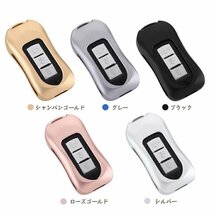 キーケース 三菱 スマートキーケース キーカバー キーホルダー アルミ合金製 三菱 スマート キー ケース キーカバー 3ボタン ☆5色選択/1点_画像9