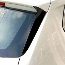 BMW用X3 シリーズ F25 2011-2017 のための車体保護ストリップ/カースタイリングABSグロスブラックリアウイングサイドスポイラーリップ_画像4
