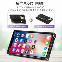 IPHONEX/XS 対応 ケース スマホケース 手帳型バック風 ショルダー チェーン 肩掛け 斜め掛け【ローズゴールド/IPHONEX/XS】_画像4