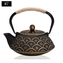 新品 茶道具 未塗装鉄器 提梁壺 大容量 鋳鉄製ティーポット純粋な手水を沸かして茶を煮る茶具 未使用 （#5）_画像3