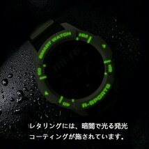 Xiaomi Mi Watch用 バンド+ベゼルケース 交換バンド ストラップ シリコン製 柔らかい スポーツ 交換用ベルト 耐衝撃 防汗 ☆多色選択/1点_画像9