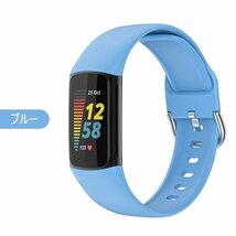 Fitbit Charge5 対応バンド 交換ベルト シリコン製 防水スポーツバンド交換用ストレッチバンド ストラップ脱着簡単 多色選択（ワインレッド_画像2