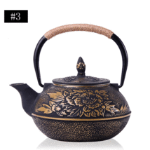 新品 茶道具 未塗装鉄器 提梁壺 大容量 鋳鉄製ティーポット純粋な手水を沸かして茶を煮る茶具 未使用 （#1）_画像3