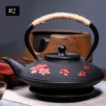 新品 茶道具 未塗装鉄器 提梁壺 大容量 鋳鉄製ティーポット純粋な手水を沸かして茶を煮る茶具 未使用 （#1）_画像2