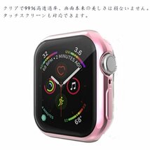 Apple Watch series 7/6/5/4/3/2 対応カバー ケース 保護ケース 45mm 41mm 44mm 42mm 40mm 38mm ケース カバー 耐衝撃（2枚入） (ブラック)_画像8