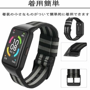 huawei band 6 対応 交換ベルト HUAWEI Band 6 交換ストラップ ベルト 通気 交換ベルト 交換用バンド 編みナイロン製 防水性☆多色選択/1点