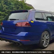 フォルクスワーゲンゴルフ7 MK7 Variant Wagen のための車体保護ストリップ/カースタイリングABSグロスブラックリアウイングサイドスポ_画像3