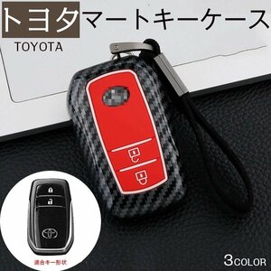 スマートキーケース トヨタ マートキーケースカバー2/3/4ボタンキーホルダ RAV4ハイラックスフォーチュナーランド ☆3色/多形状選択/1点