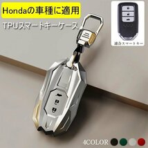 ホンダ キーケース Honda スマートキーケース ホンダ キーホルダー キーカバー TPU素材 防塵 防水 耐衝撃 軽量 汚れ ☆4色/多形状選択/1点_画像2