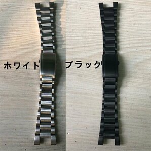 時計バンド ベルト カシオCASIO G-SHOCK 汎用GST-W300/B100/S130/400G 304ステンレス スマートウォッチバンド 金属ベルト ☆2色選択/1点の画像7