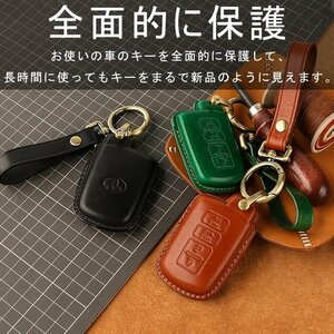 TOYOTA キーケース トヨタ スマートキーケース キーホルダー キーカバー トヨタ 4ボタン スマートキーFob カバーケースプ ☆4色選択/1点