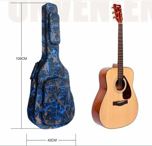  гитара сумка 5MM толщина губка мягкий чехол gig сумка рюкзак водонепроницаемый гитара покрытие кейс плечо с ремешком .* цвет C* модификация возможно 