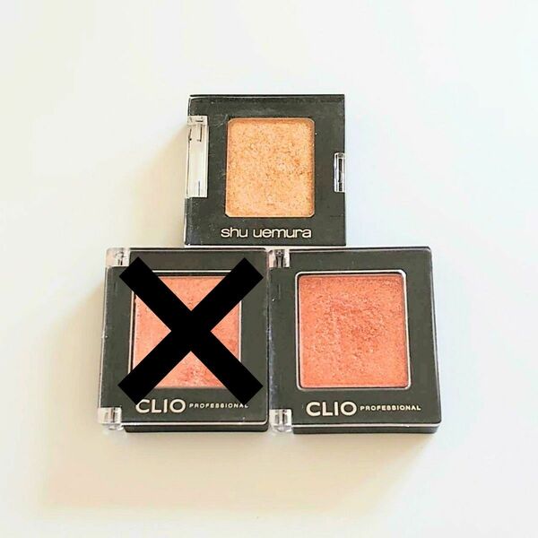 CLIO クリオ プロシングルシャドウ P56 ブラン shu uemura アイシャドウ 2つセット