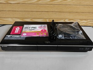 撤底整備、動作保証★ シャープ/SHARP/AQUOS ★ BD-HDW75★ HDD/BDレコーダー ★ HDD 500GB★3D対応、 2番組同時録画 2011年製 （3588）