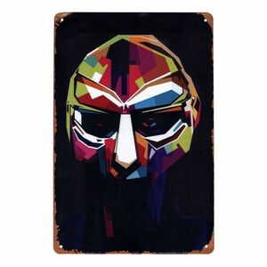 ** new goods regular shop buy **MF DOOM[ M efdu-m] art panel print metal (2)